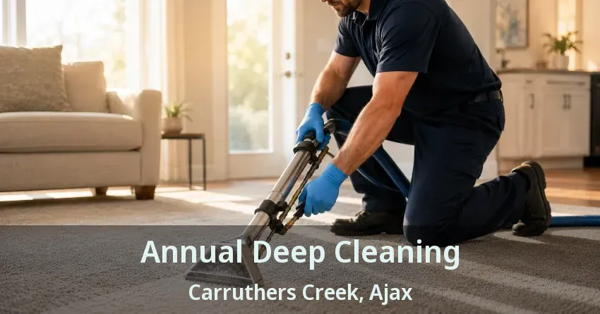 Annual Deep Cleaning Carruthers Creek, Ajax - ON