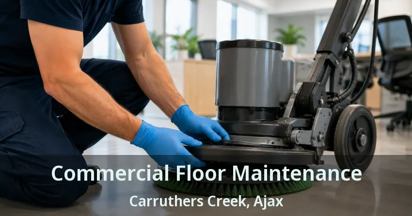 Commercial Floor Maintenance Carruthers Creek, Ajax - ON