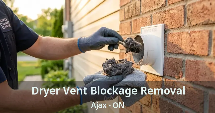 Dryer Vent Blockage Removal Ajax - ON