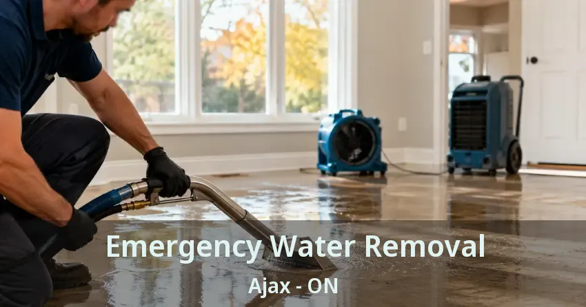Emergency Water Removal Ajax - ON