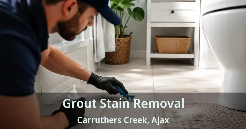 Grout Stain Removal Carruthers Creek, Ajax - ON