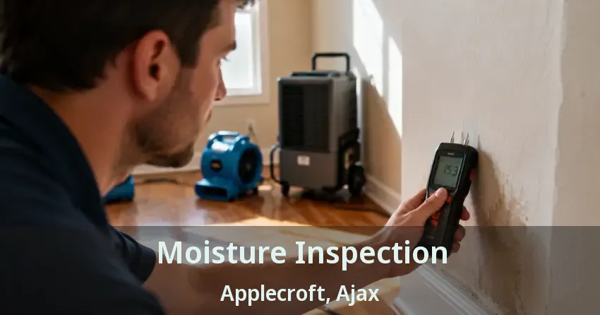 Moisture Inspection Applecroft, Ajax - ON