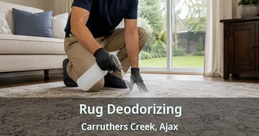 Rug Deodorizing Carruthers Creek, Ajax - ON