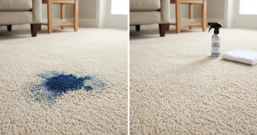 ink stain removal before and after carpet cleaning Ajax